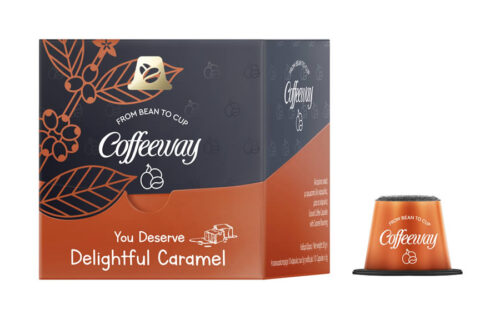 Caramel with capsule