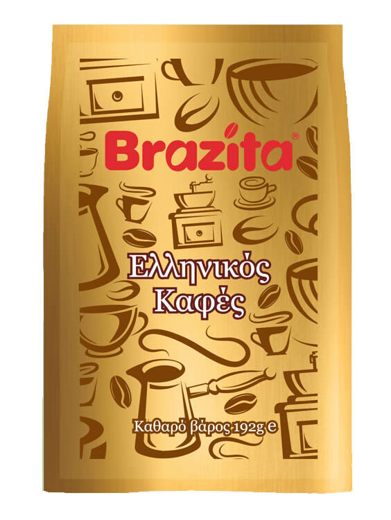 Παραδοσιακός και αγαπημένος, ο ελληνικός καφές Brazita φέρνει στο φλιτζάνι σας, το άρωμα του αυθεντικού καφέ καφεκοπτείου. Κάθε συσκευασία κλείνει μέσα της την τέχνη του ελληνικού καφέ, τη γνώση, την εμπειρία και το μεράκι, για να απολαμβάνετε πάντα πλούσιο καϊμάκι και αληθινή γεύση, όπως παλιά!